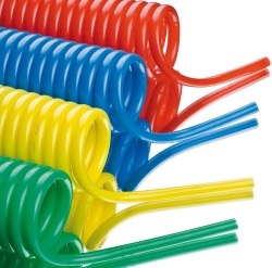 Трубки пневматические - полиуретановые спиральные ― Промышленная гидравлика и пневматикa - ООО "Омcнаб"