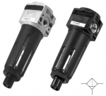 Фильтр серия 170 и 171 Типоразмер 1. Присоединения G1/8" и G1/4"