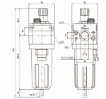 Маслораспылители серия 173 (17303A, 17303B, 17303E) Типоразмер 3. Присоединения G3/8”, G1/2”, G3/4”